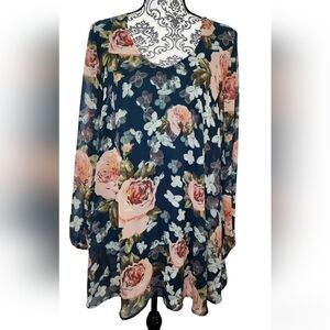 Show Me Your MuMu Donnaa Michelle Floral Tunic size Medium